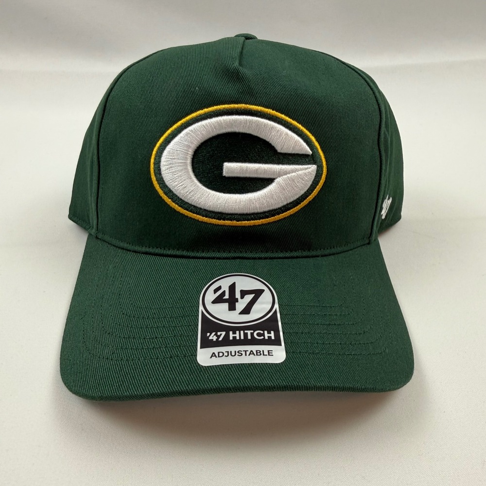 47 Brand Green Bay Packers Hitch RF Adjustable Hat Dark Green NFL Snapback Cap